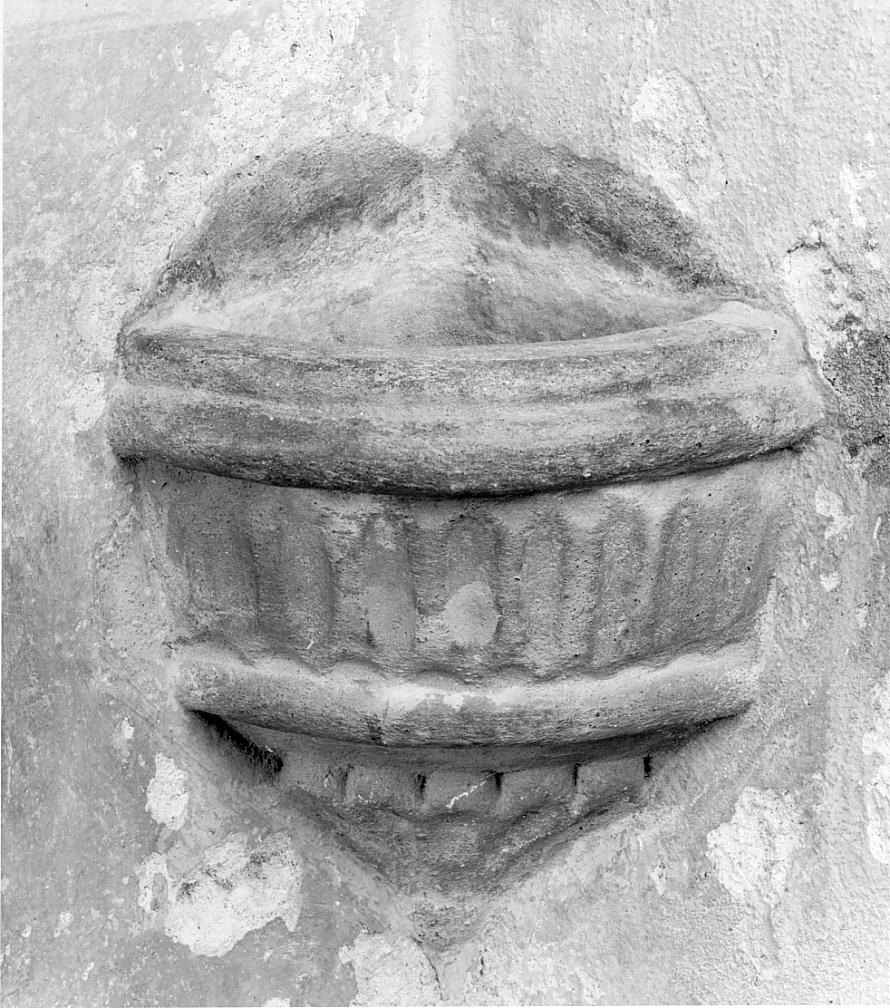 acquasantiera, opera isolata - ambito cremonese (sec. XIX)