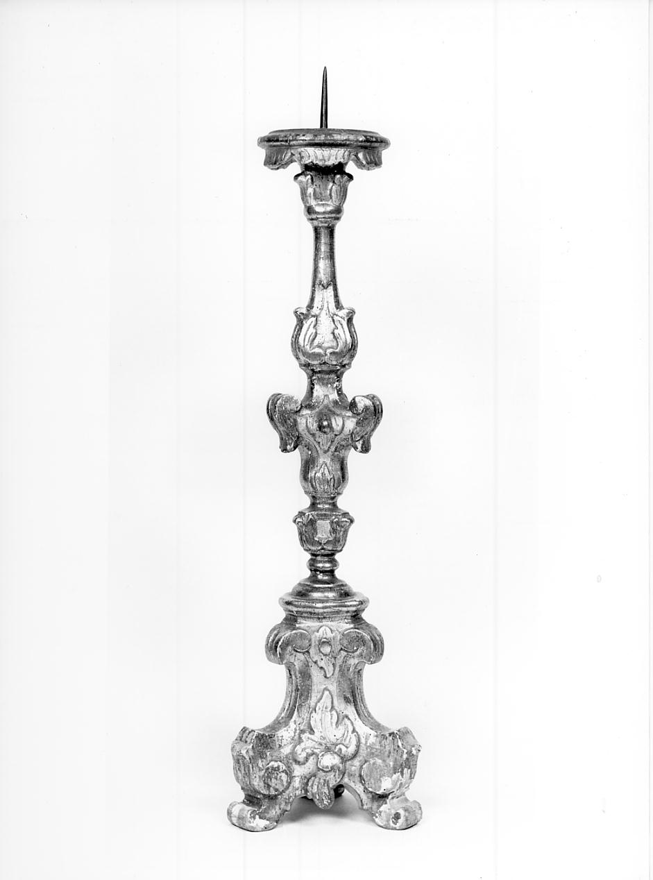 candeliere d'altare, serie - ambito cremonese (seconda metà sec. XVIII)