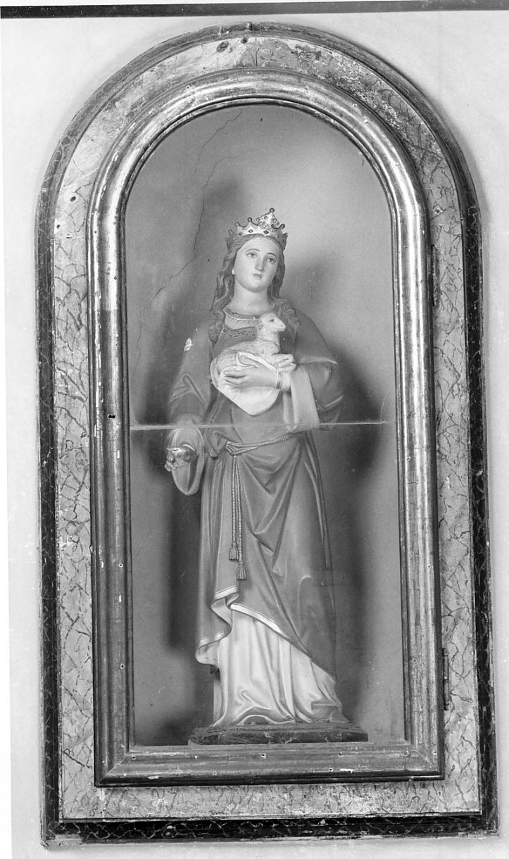 Sant'Agnese (statua, insieme) - ambito lombardo (prima metà sec. XX)