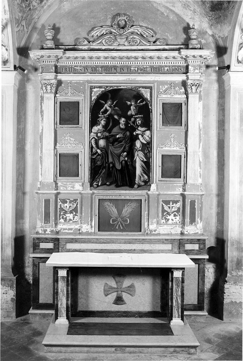 altare, insieme di Ripari Ambrogio, Protti Odoardo (prima metà sec. XX)