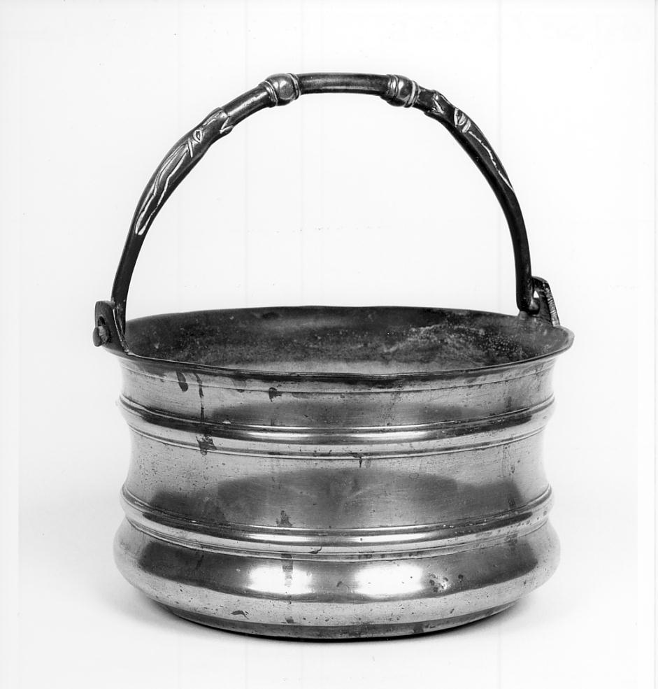 secchiello per l'acqua benedetta, opera isolata - ambito cremonese (sec. XIX)