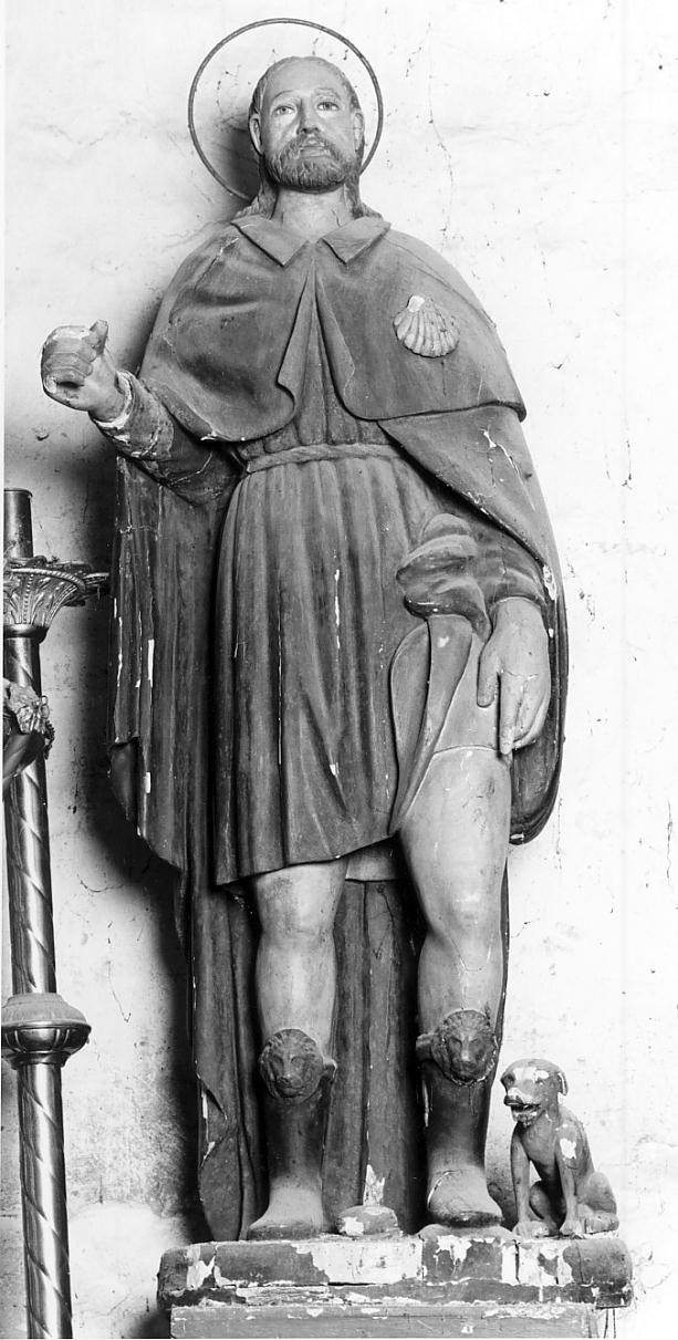 San Rocco (statua, opera isolata) di Ionchi Michele (inizio sec. XX)