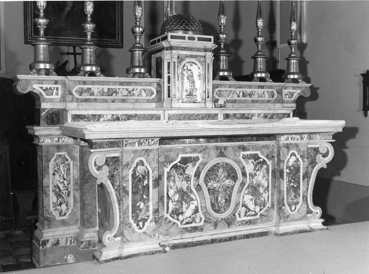 altare maggiore - ambito mantovano (seconda metà sec. XVIII)