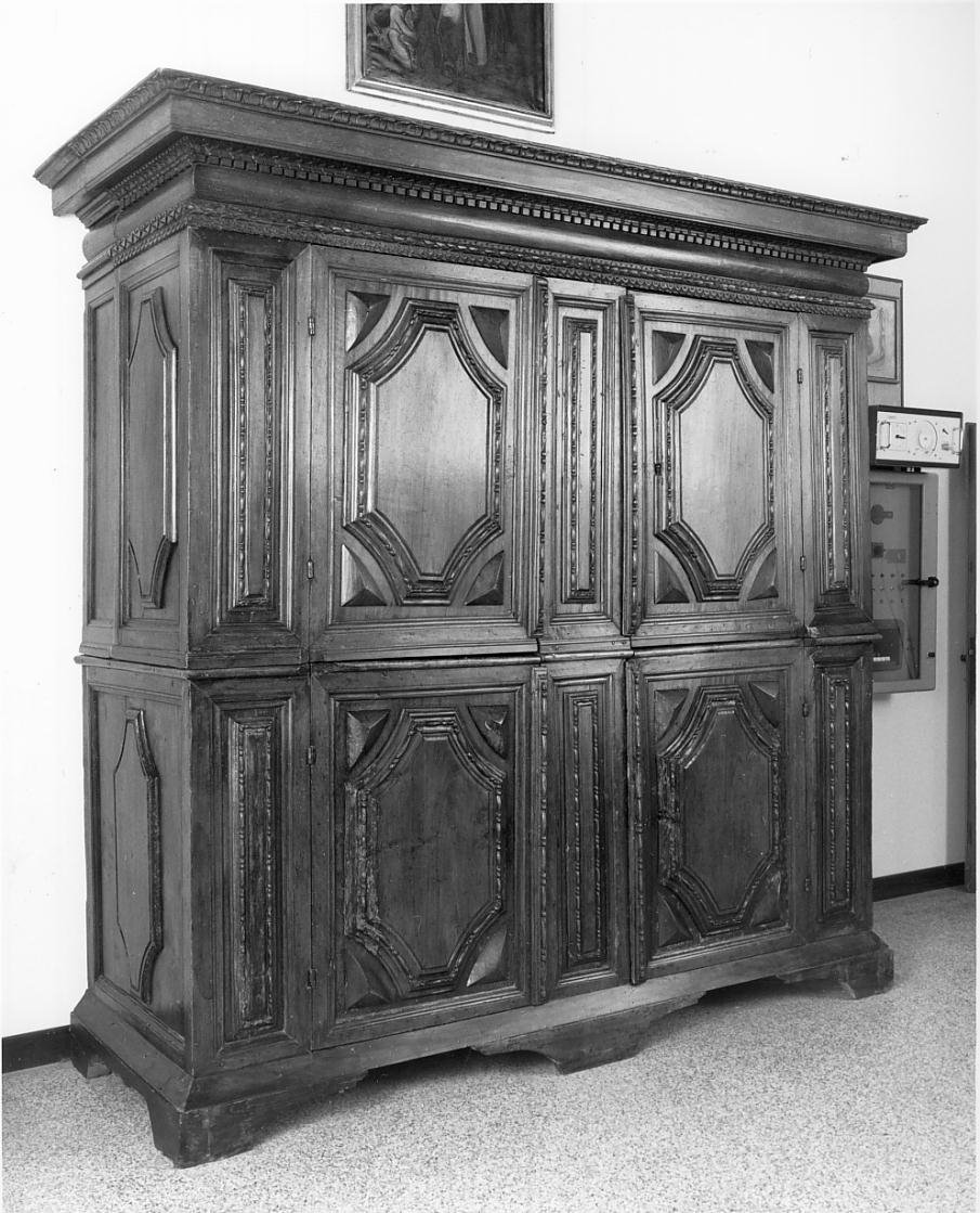 mobile da sacrestia - ambito mantovano (seconda metà sec. XVII)