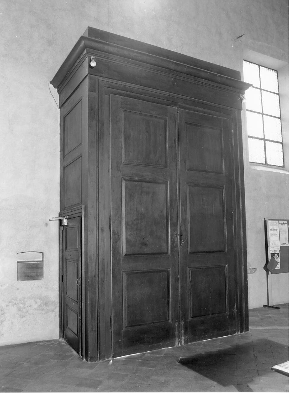 bussola d'ingresso, opera isolata - ambito lombardo (sec. XIX)