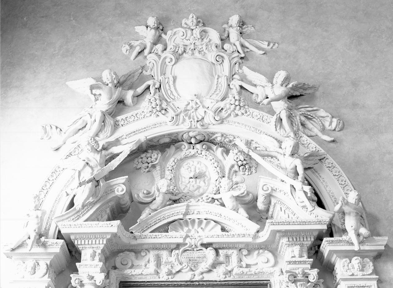 decorazione plastica, elemento d'insieme - ambito lombardo (seconda metà sec. XVII)