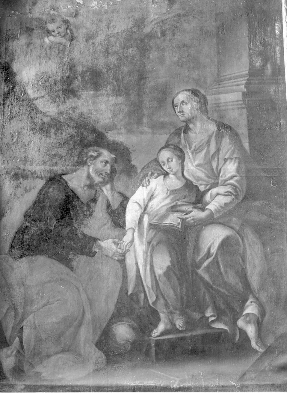 educazione di Maria Vergine (dipinto, elemento d'insieme) - ambito emiliano (prima metà sec. XVIII)