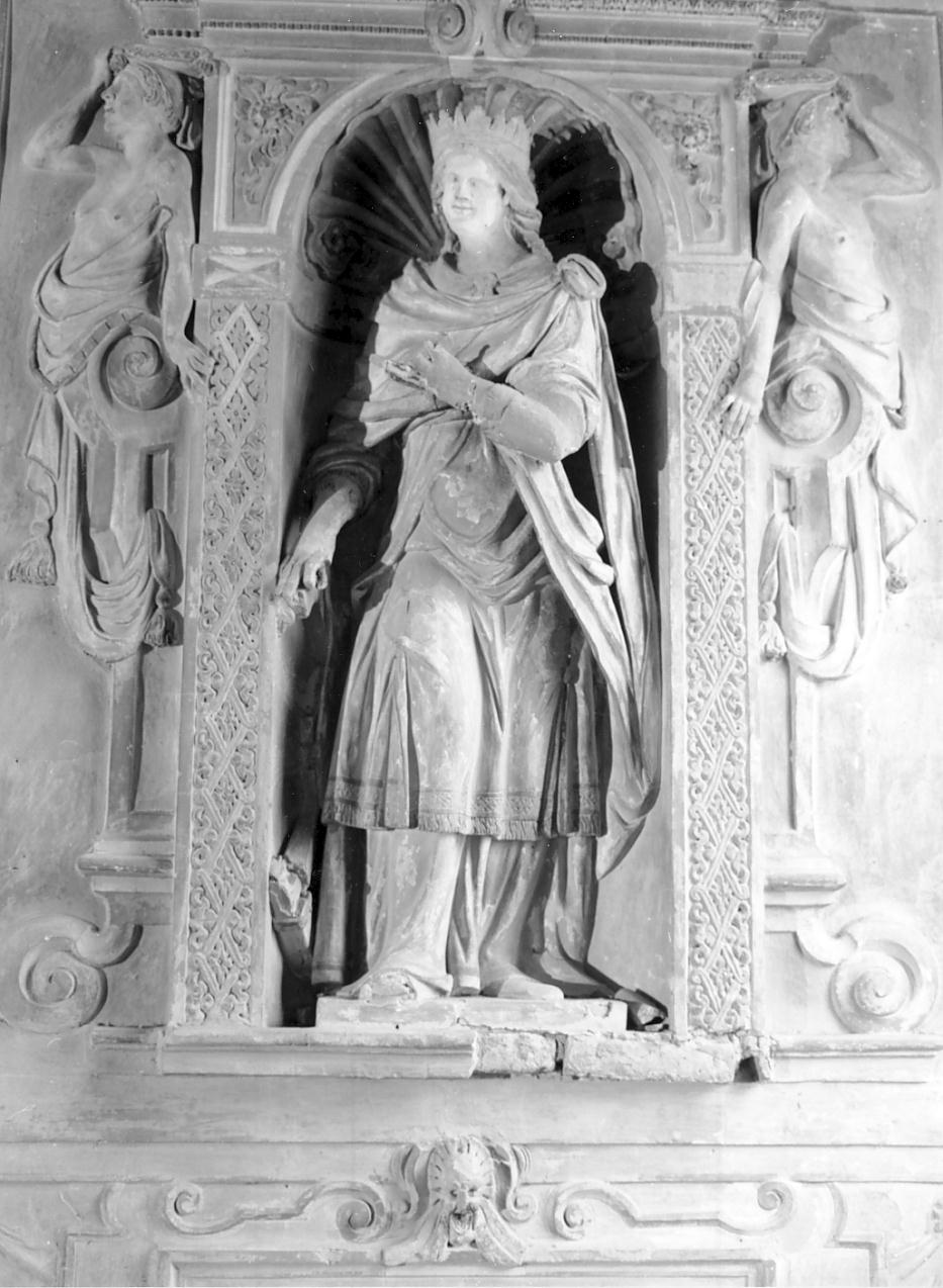 Santa Caterina d'Alessandria (statua, elemento d'insieme) - ambito lombardo (prima metà sec. XVII)