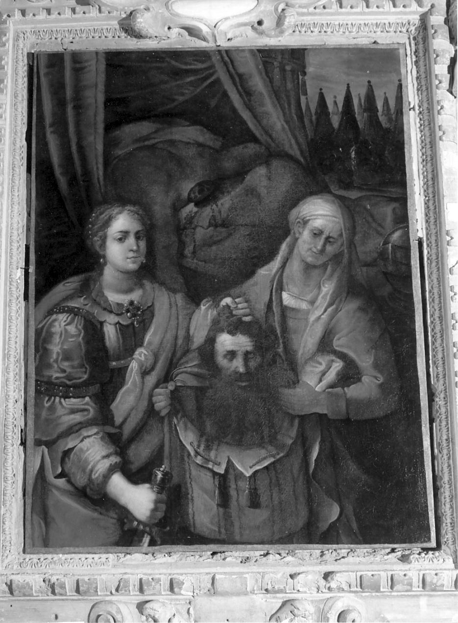 Eroine Bibliche, Giuditta con la testa di Oloferne (dipinto, ciclo) di Borbone Jacopo da Novellara (primo quarto sec. XVII)