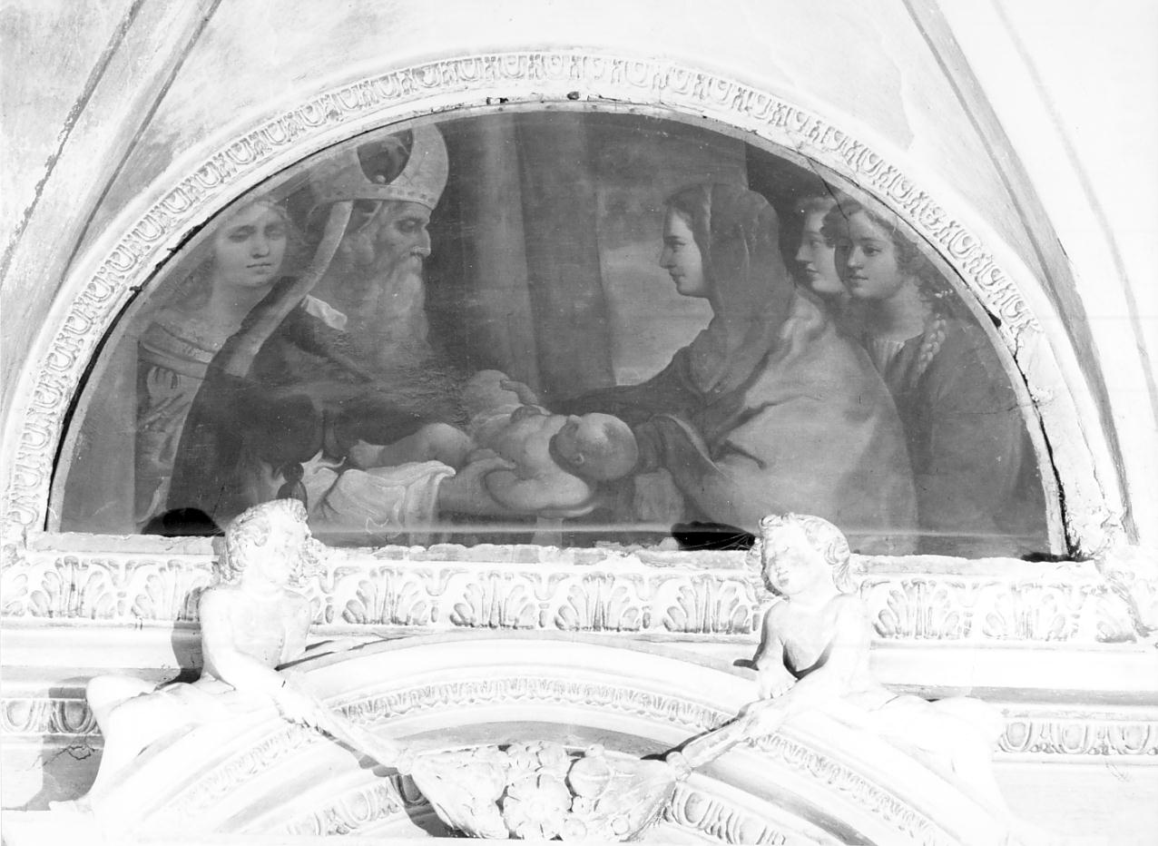eroine bibliche, Anna presenta Samuele a Eli (dipinto, ciclo) di Borbone Jacopo da Novellara (primo quarto sec. XVII)
