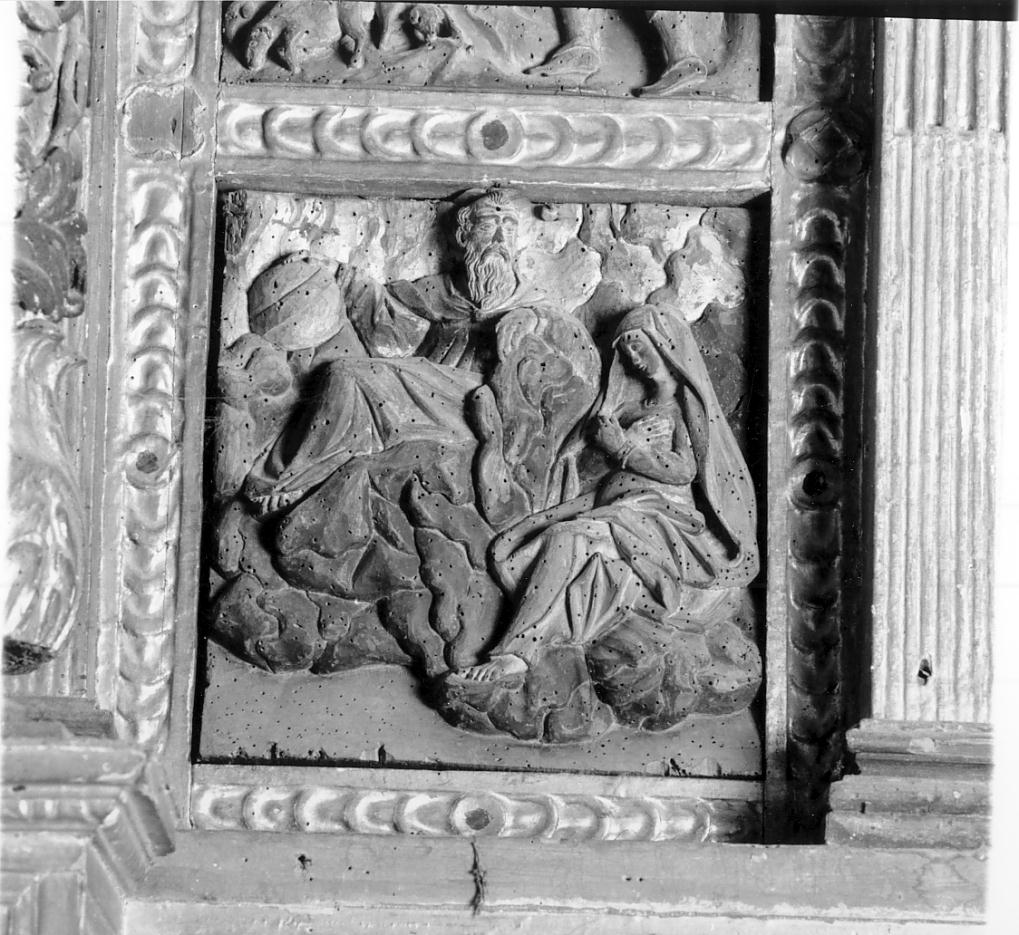 La Vergine al cospetto di Dio Padre (rilievo, ciclo) - ambito mantovano, ambito cremonese (prima metà sec. XVII)