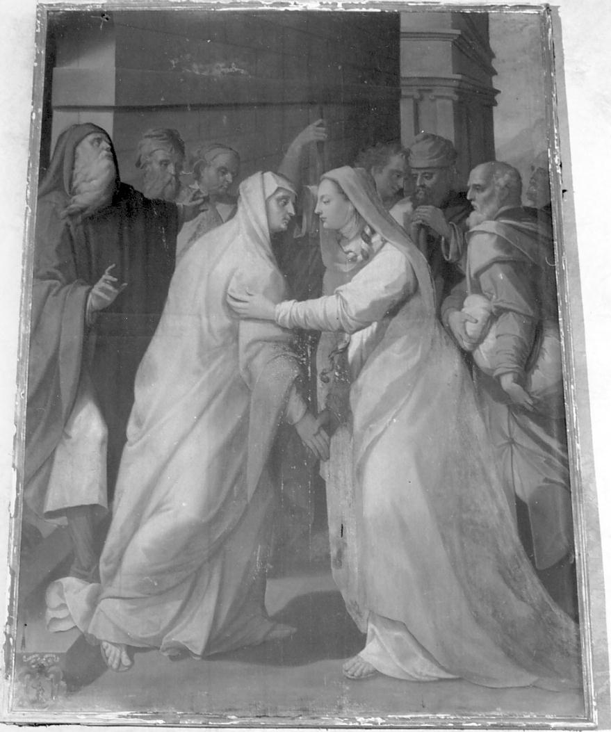 visitazione (dipinto, opera isolata) di Ghisi Teodoro (ultimo quarto sec. XVI)