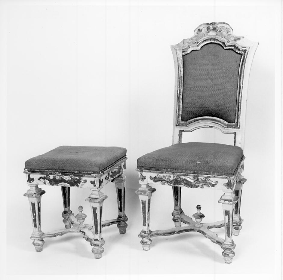 poltrona, serie - ambito cremonese (seconda metà sec. XVIII)