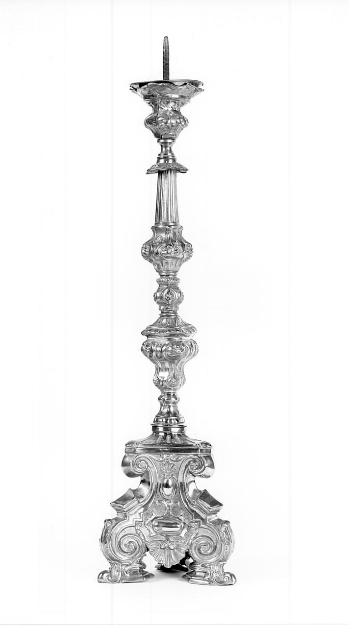 candeliere d'altare, serie - ambito lombardo (prima metà sec. XX)