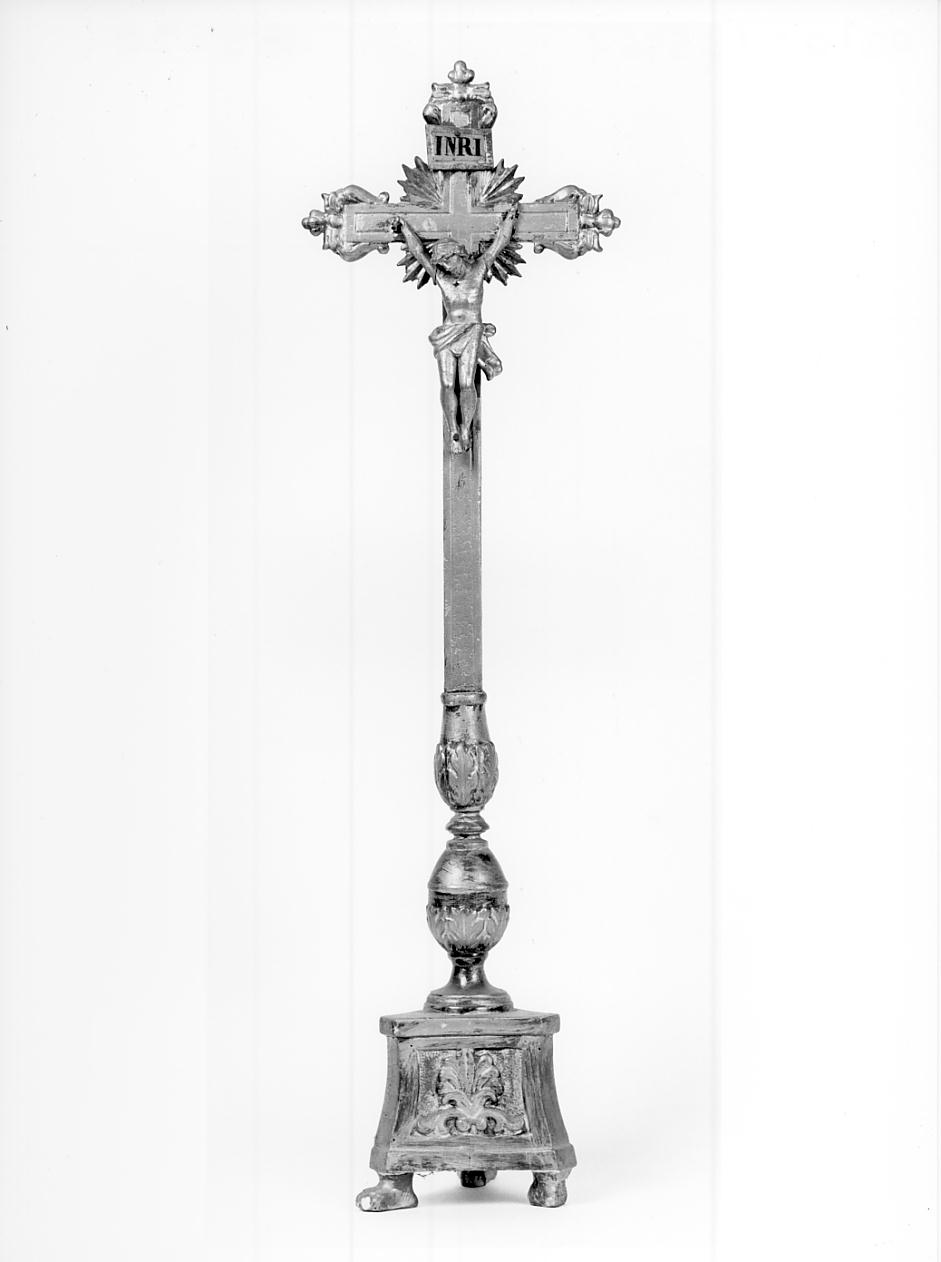 croce d'altare, opera isolata - ambito cremonese (primo quarto sec. XIX)