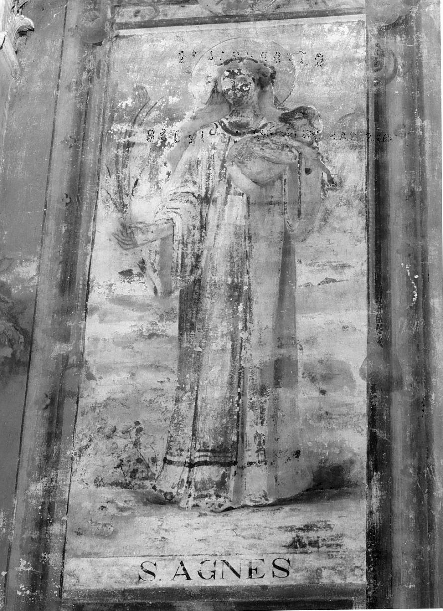 Sant'Agnese (dipinto, ciclo) di Baldissara Anselmo (sec. XX)