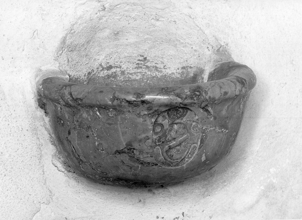 acquasantiera da parete - ambito mantovano (sec. XVIII)