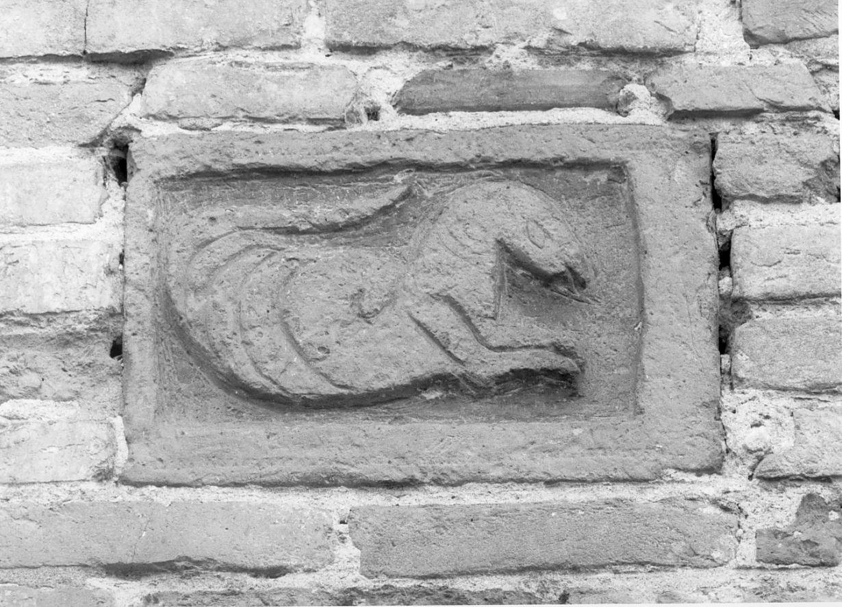 Drago (rilievo) - ambito mantovano (prima metà sec. XII)