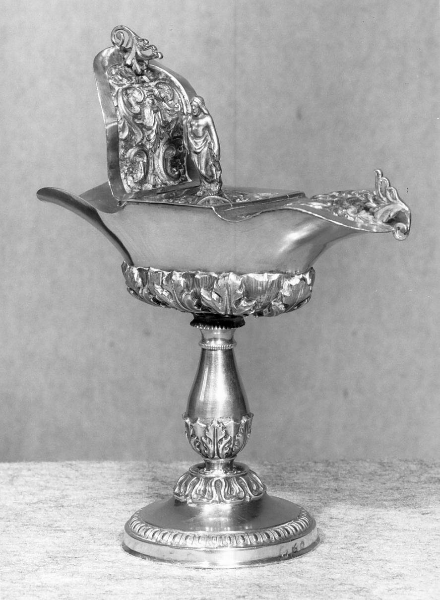 navicella portaincenso - ambito mantovano (sec. XIX)