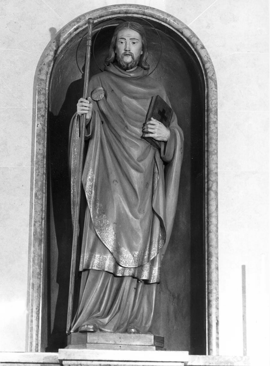 San Giacomo maggiore (statua) di Stuflesser Giuseppe (sec. XX)