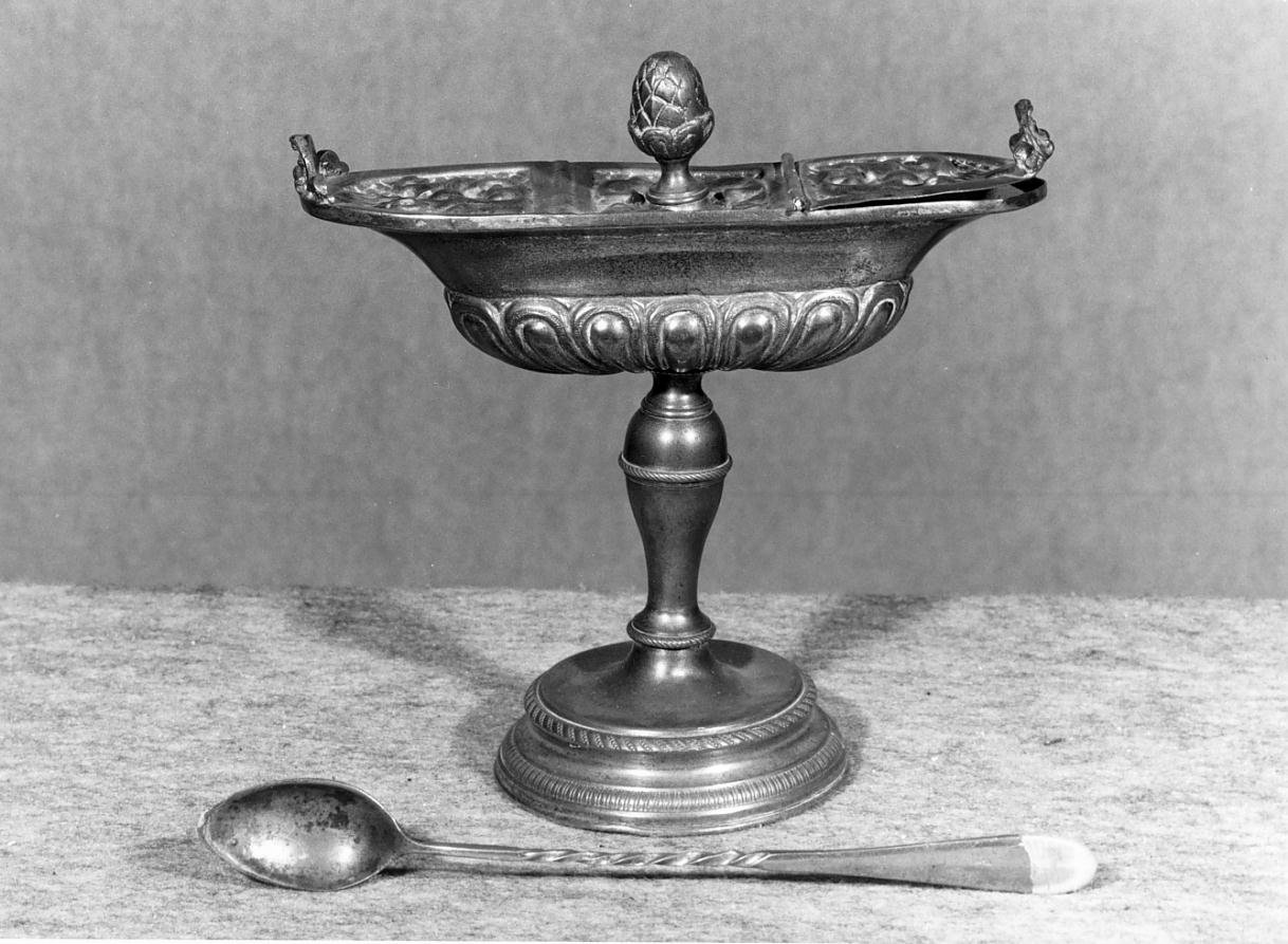 navicella portaincenso - ambito mantovano (prima metà sec. XIX)