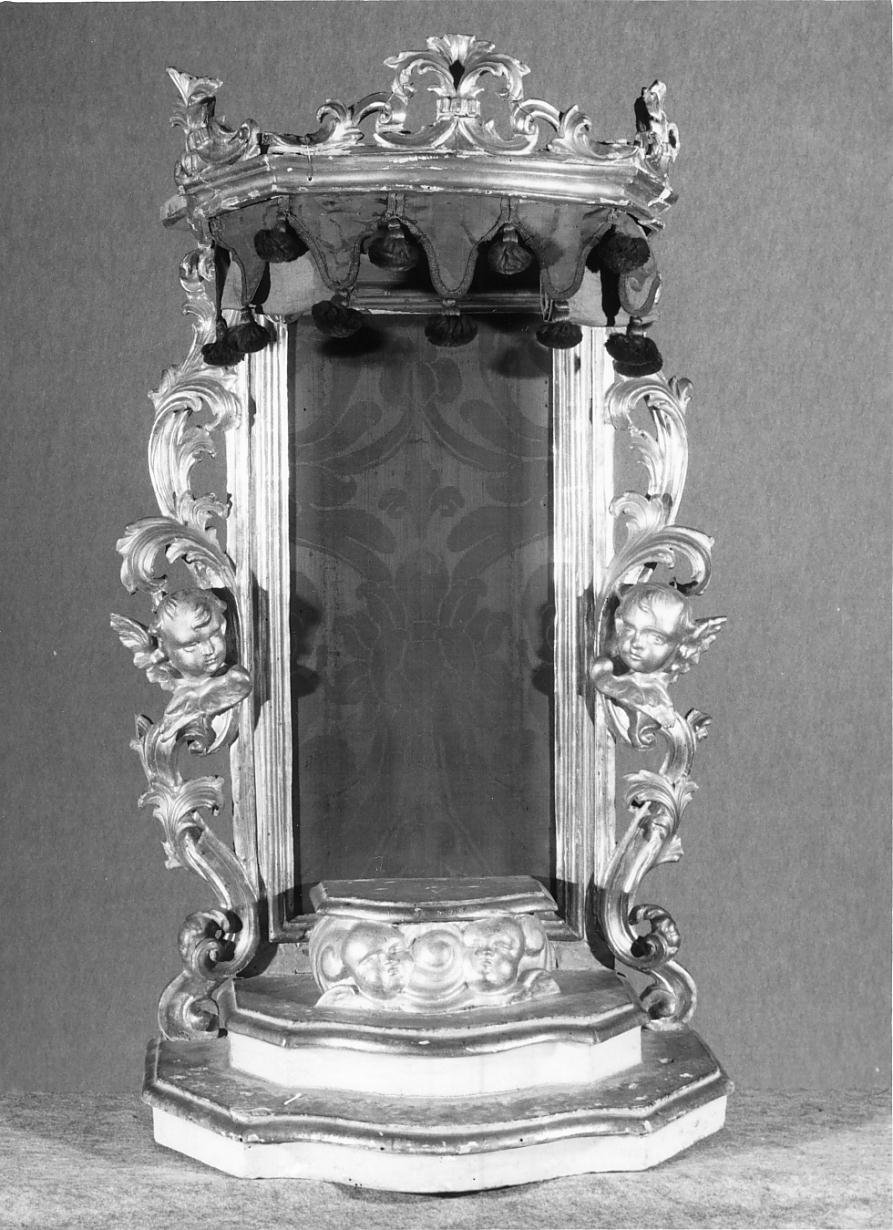 tronetto per esposizione eucaristica - ambito mantovano (prima metà sec. XVIII)