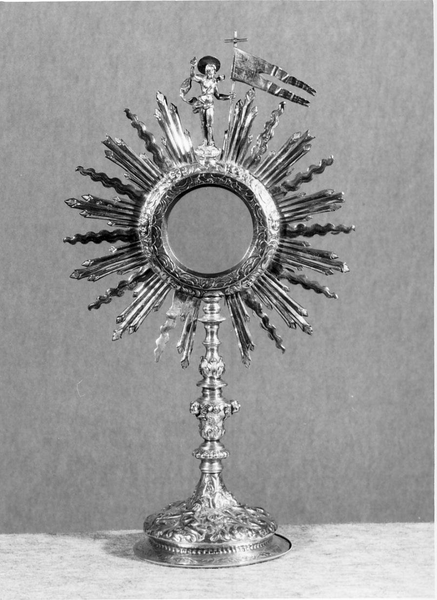 ostensorio - a raggiera - bottega veneta (sec. XVIII)