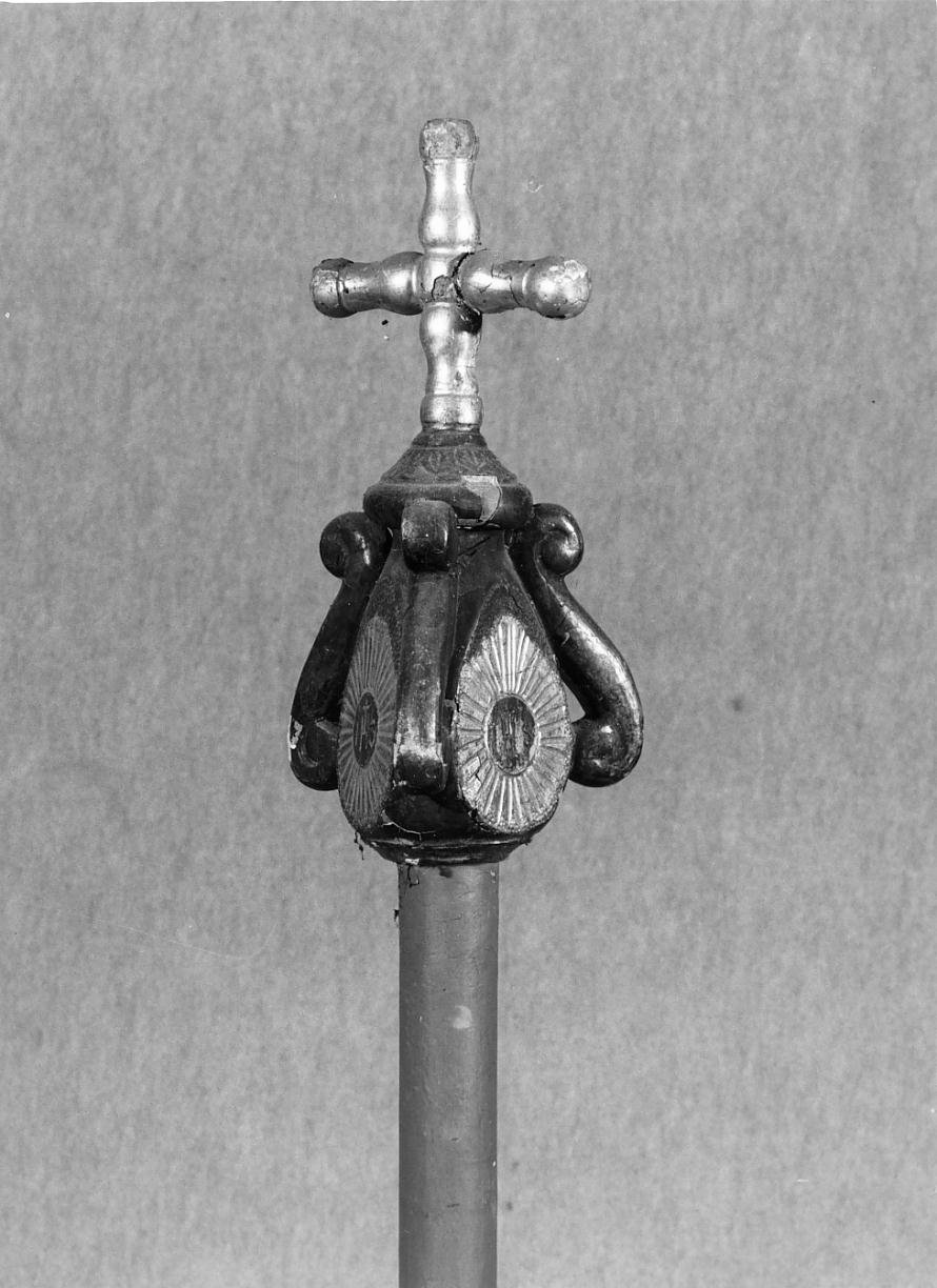 mazza processionale - ambito mantovano (prima metà sec. XIX)