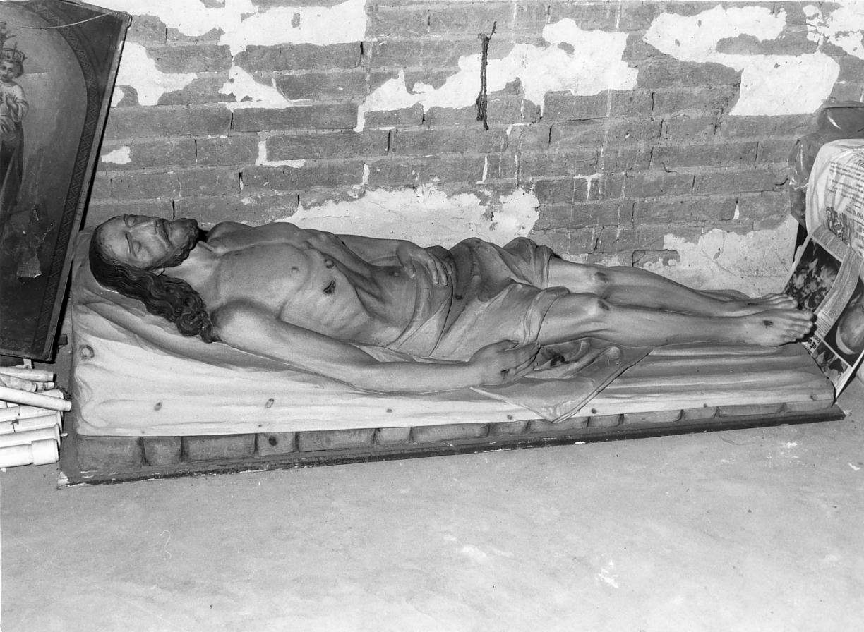 Cristo morto (statua) - ambito altoatesino (prima metà sec. XX)