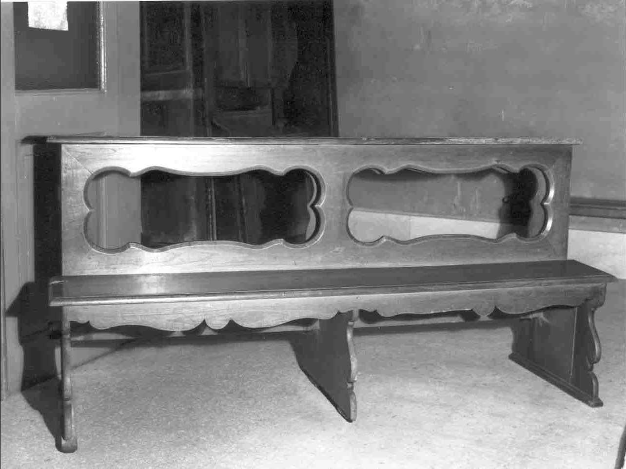 banco da chiesa, serie - ambito mantovano (sec. XX)