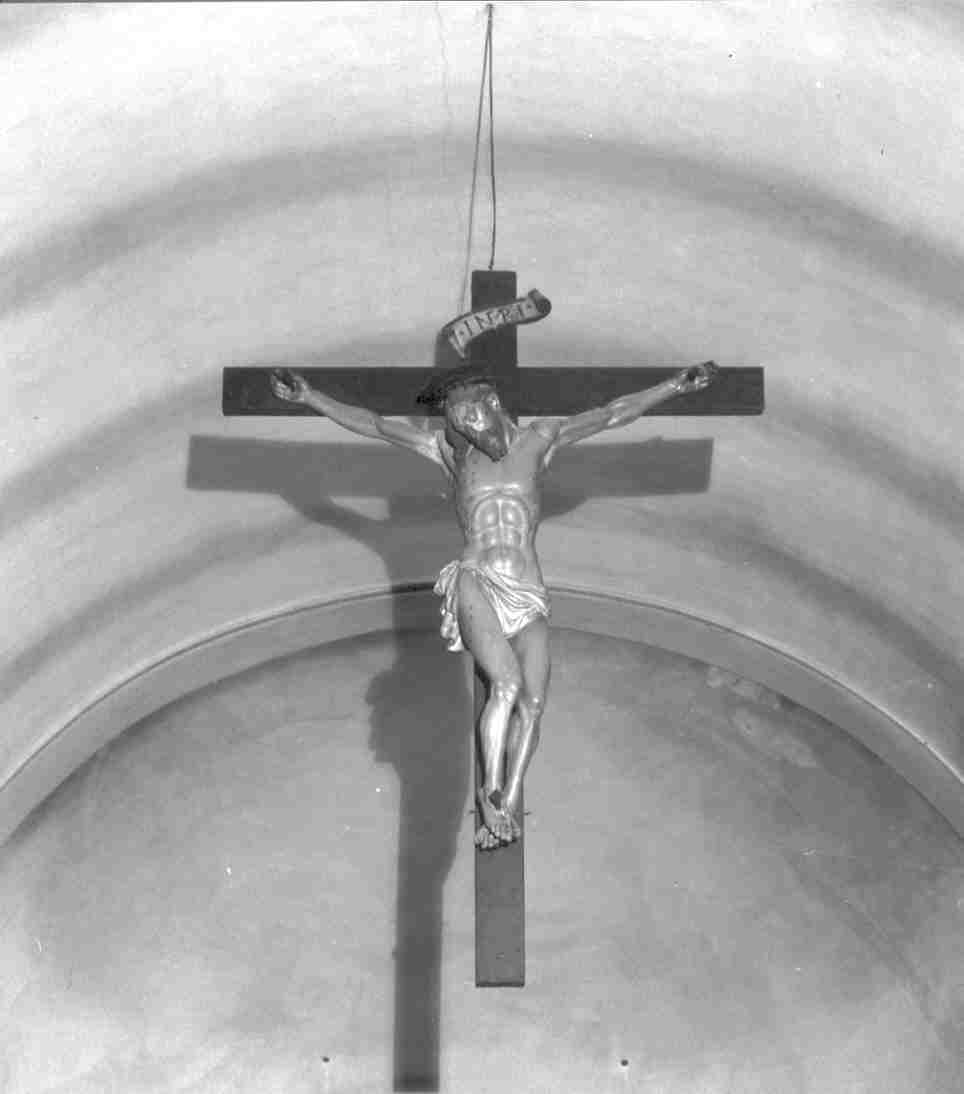 crocifisso, opera isolata - ambito lombardo (sec. XVII)