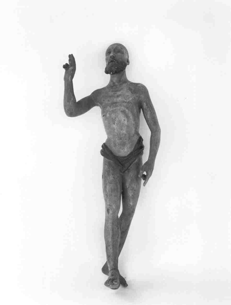 Cristo benedicente (statua, opera isolata) - ambito lombardo (sec. XVII)