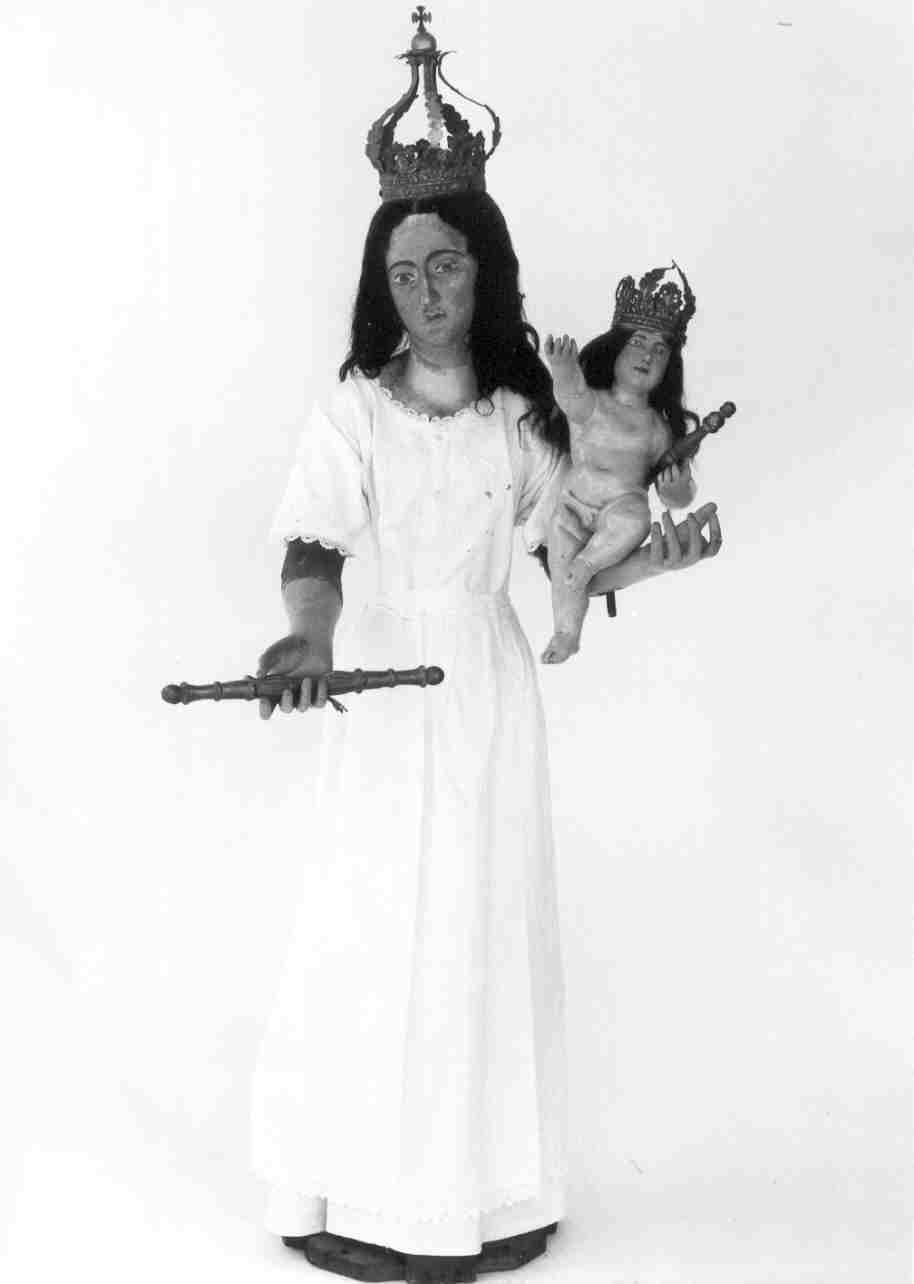 Madonna del Rosario (statua, opera isolata) - ambito mantovano (sec. XVIII)