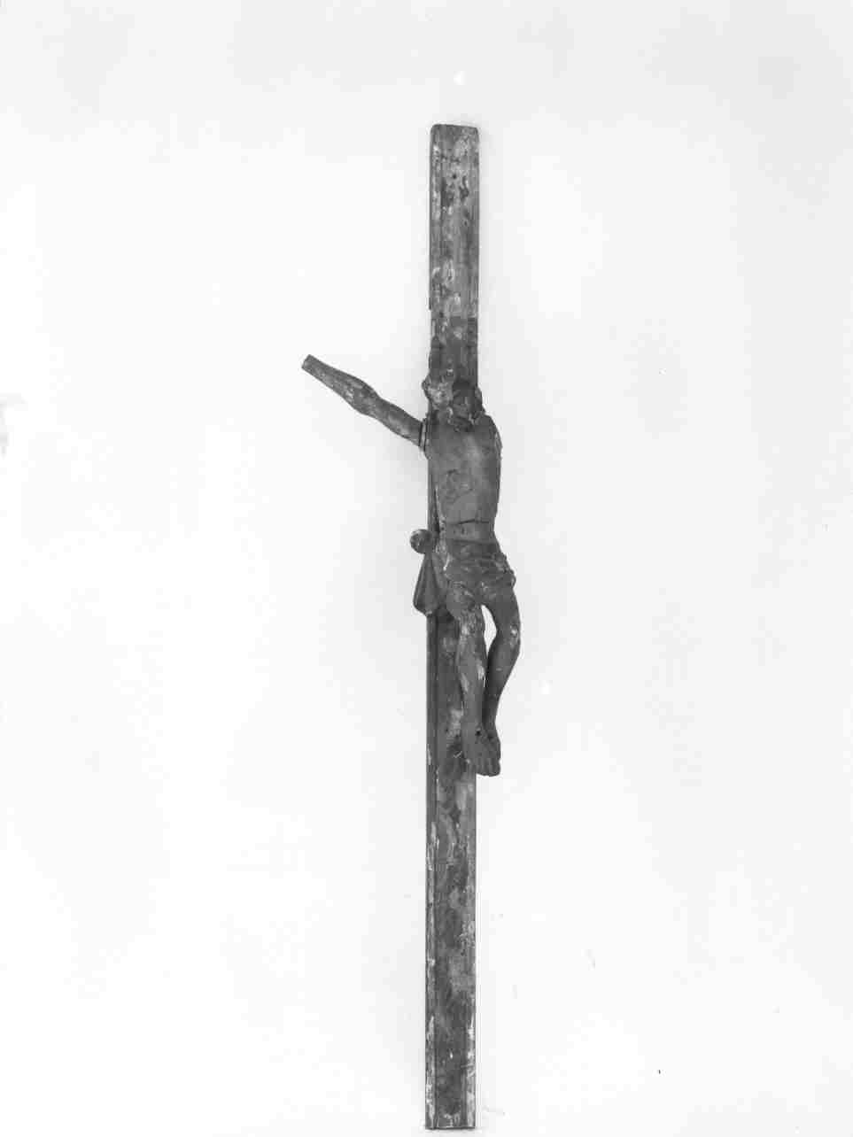 crocifisso, opera isolata - ambito lombardo (metà sec. XIX)