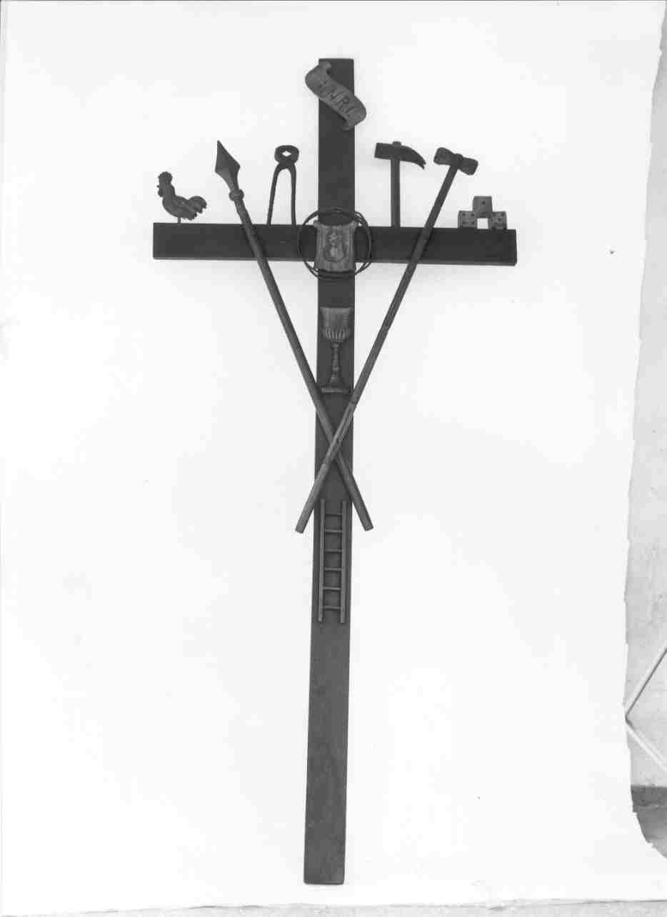 croce penitenziale, opera isolata - ambito mantovano (prima metà sec. XIX)