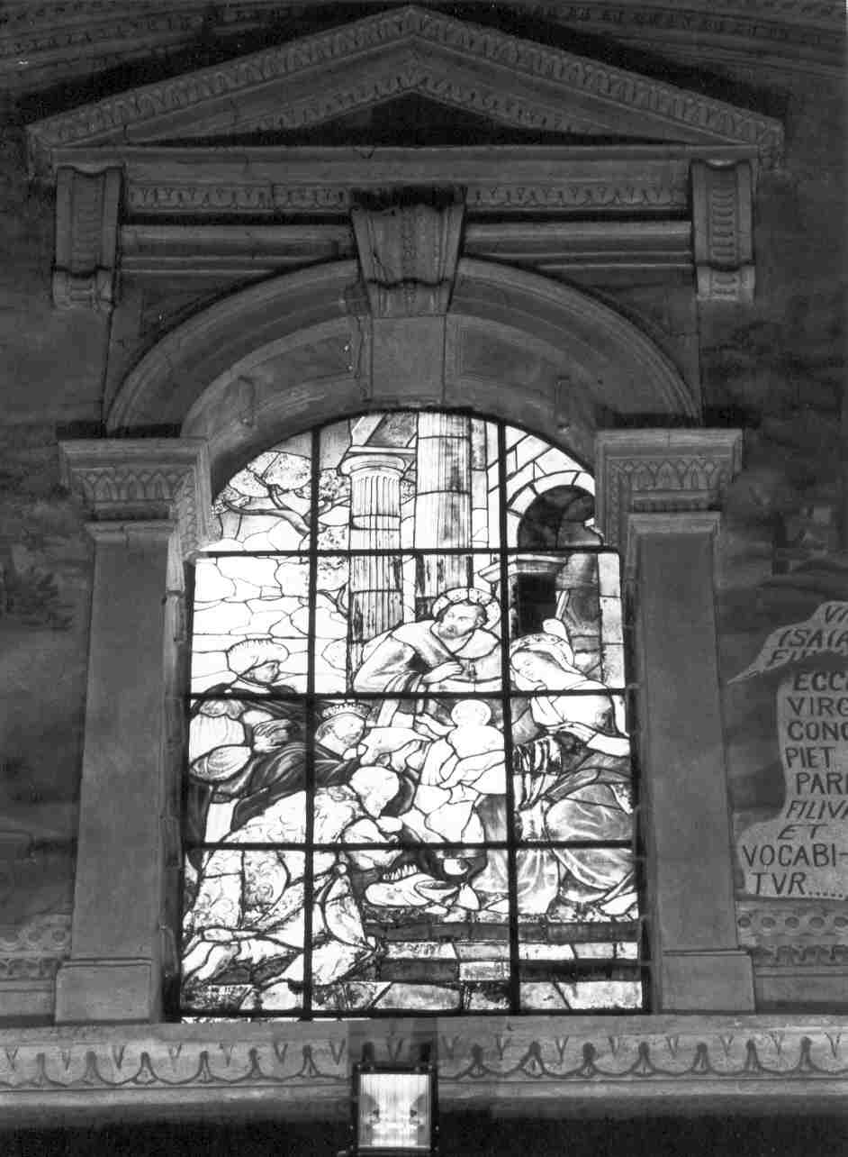 mostra di finestra, coppia - ambito mantovano (seconda metà sec. XVIII)