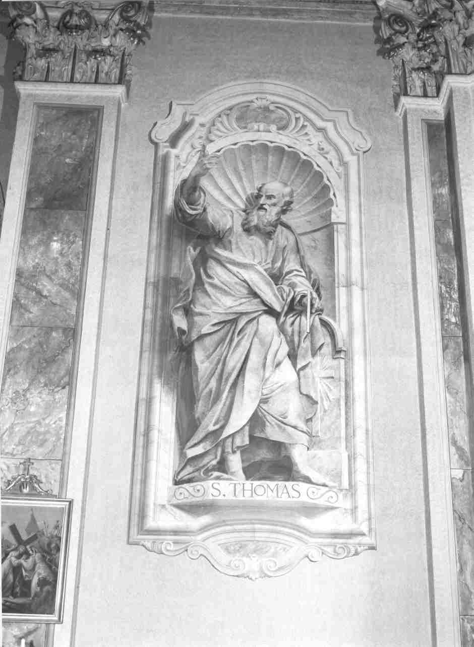 San Tommaso apostolo (dipinto, opera isolata) di Resi Giuseppe (sec. XX)