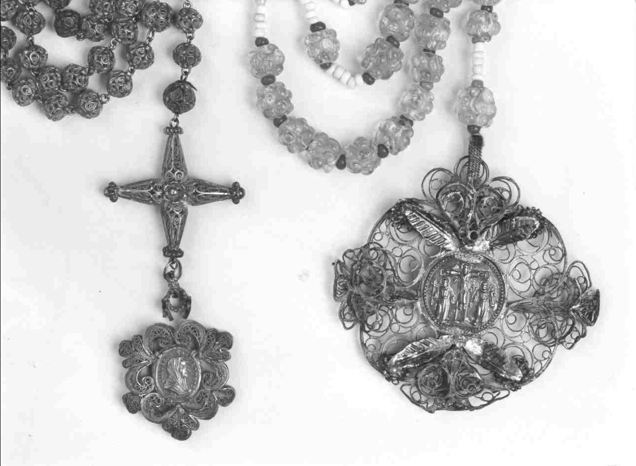 collana, insieme - ambito lombardo (prima metà sec. XVIII)