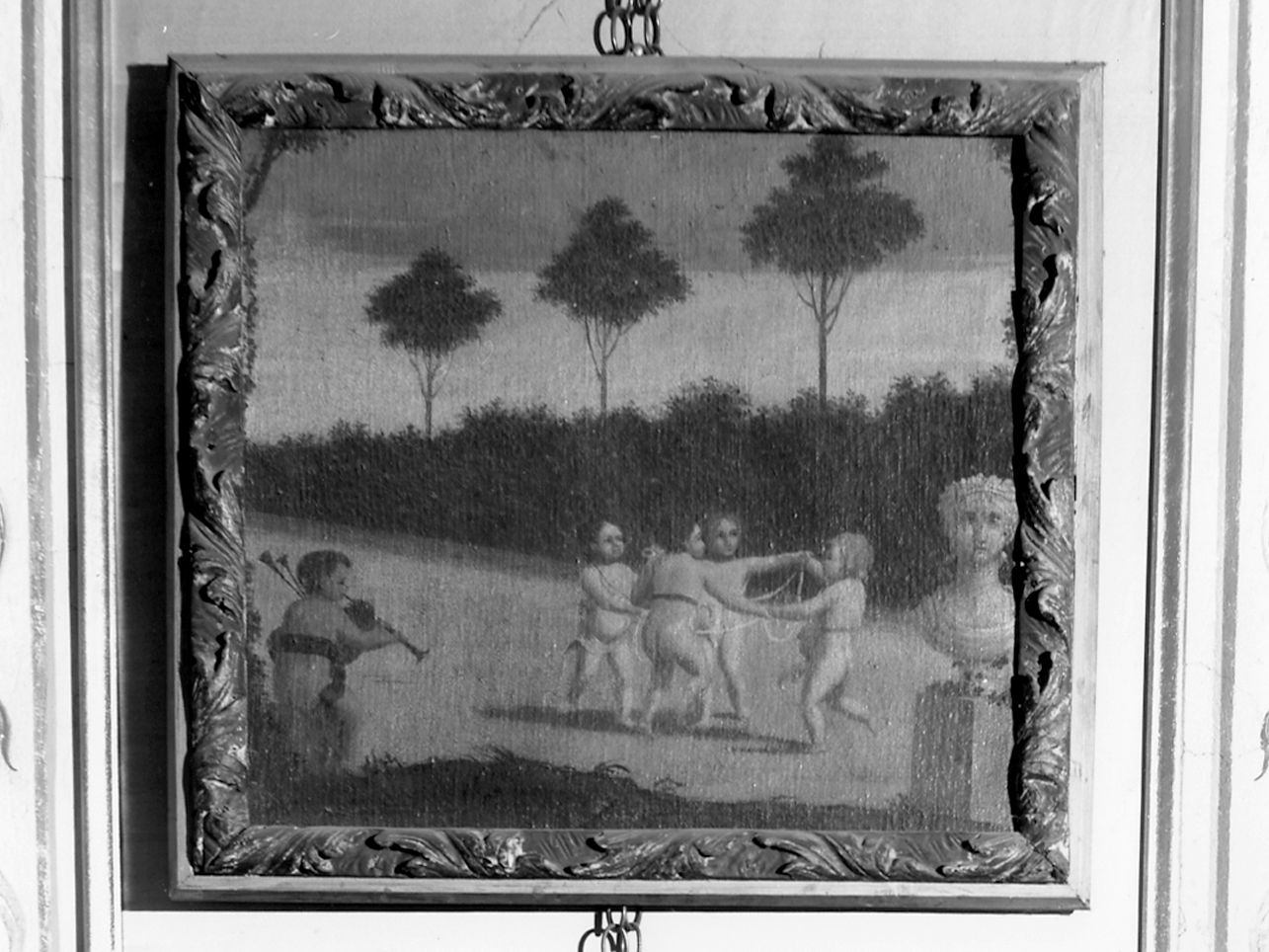 danza di putti (dipinto, elemento d'insieme) - ambito lombardo (ultimo quarto sec. XVIII)
