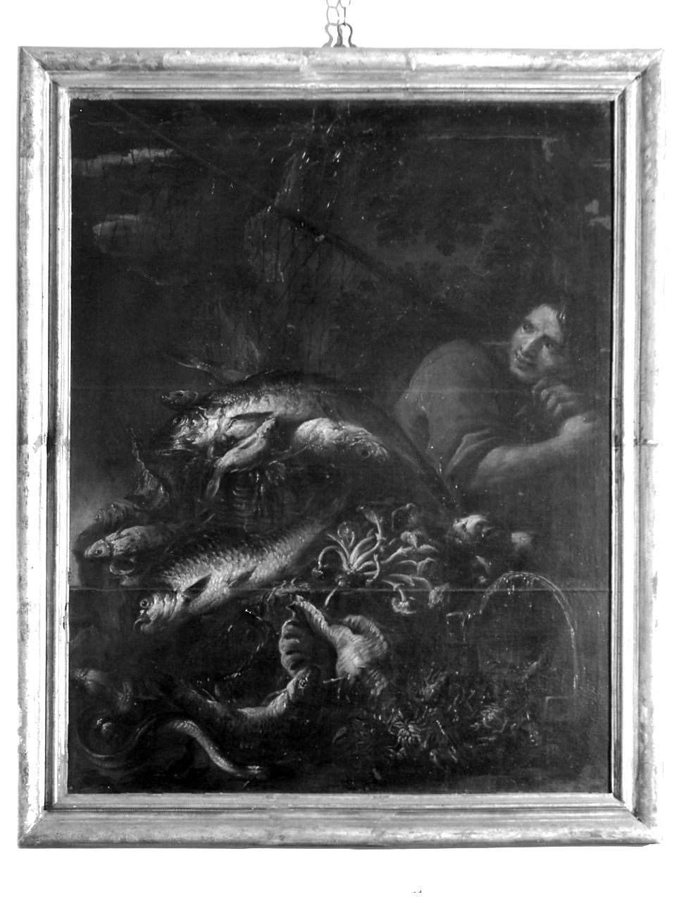 pescatore (dipinto, elemento d'insieme) di Boselli Felice (inizio sec. XVIII)
