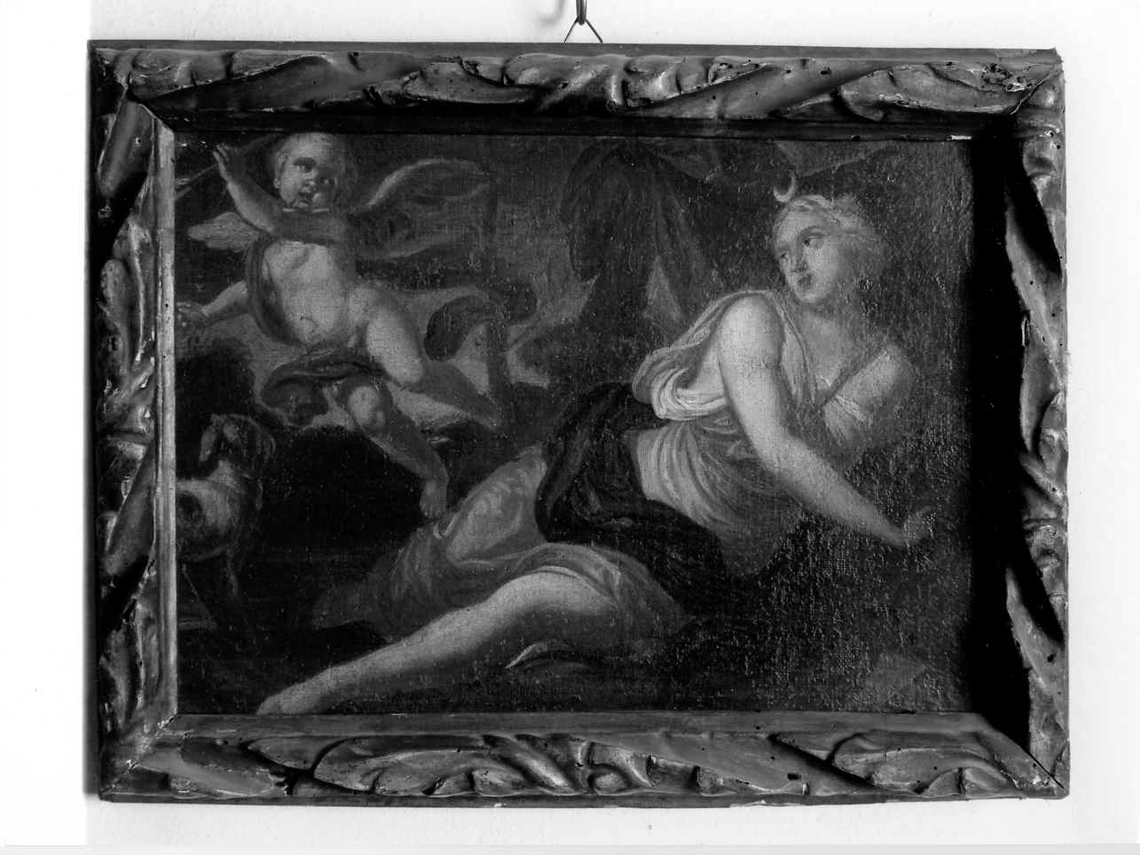 Diana (dipinto, elemento d'insieme) - ambito lombardo (prima metà sec. XVII)