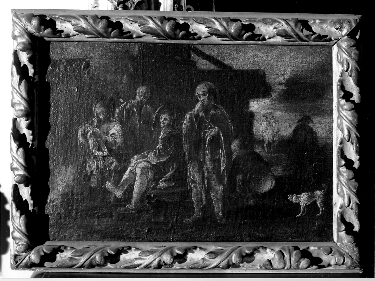 bambocciata (dipinto, opera isolata) - ambito veneto (seconda metà sec. XVII)