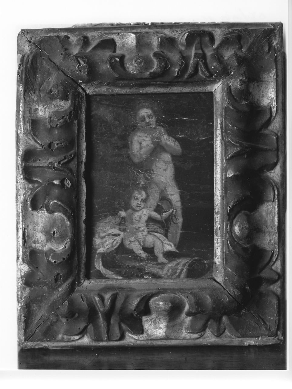 Ercole bambino soffoca i serpenti (dipinto, opera isolata) - ambito lombardo (prima metà sec. XVII)