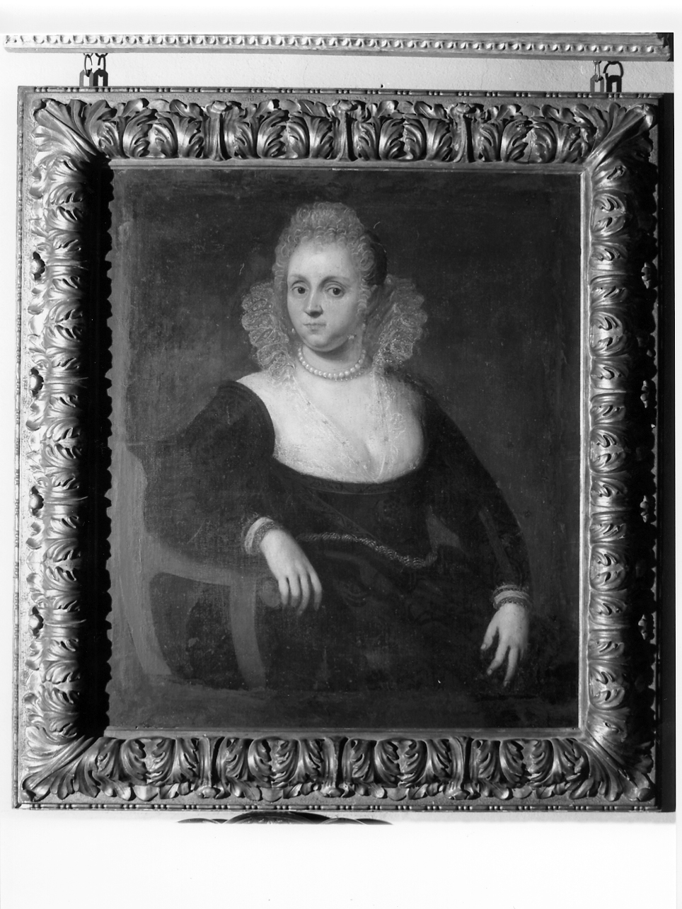 ritratto di donna (dipinto, opera isolata) di Forabosco Girolamo (attribuito) (prima metà sec. XVII)