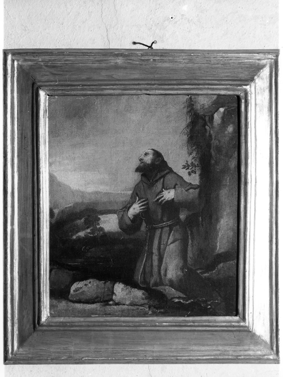 estasi di San Francesco d'Assisi (dipinto, opera isolata) - ambito veneto (terzo quarto sec. XVII)