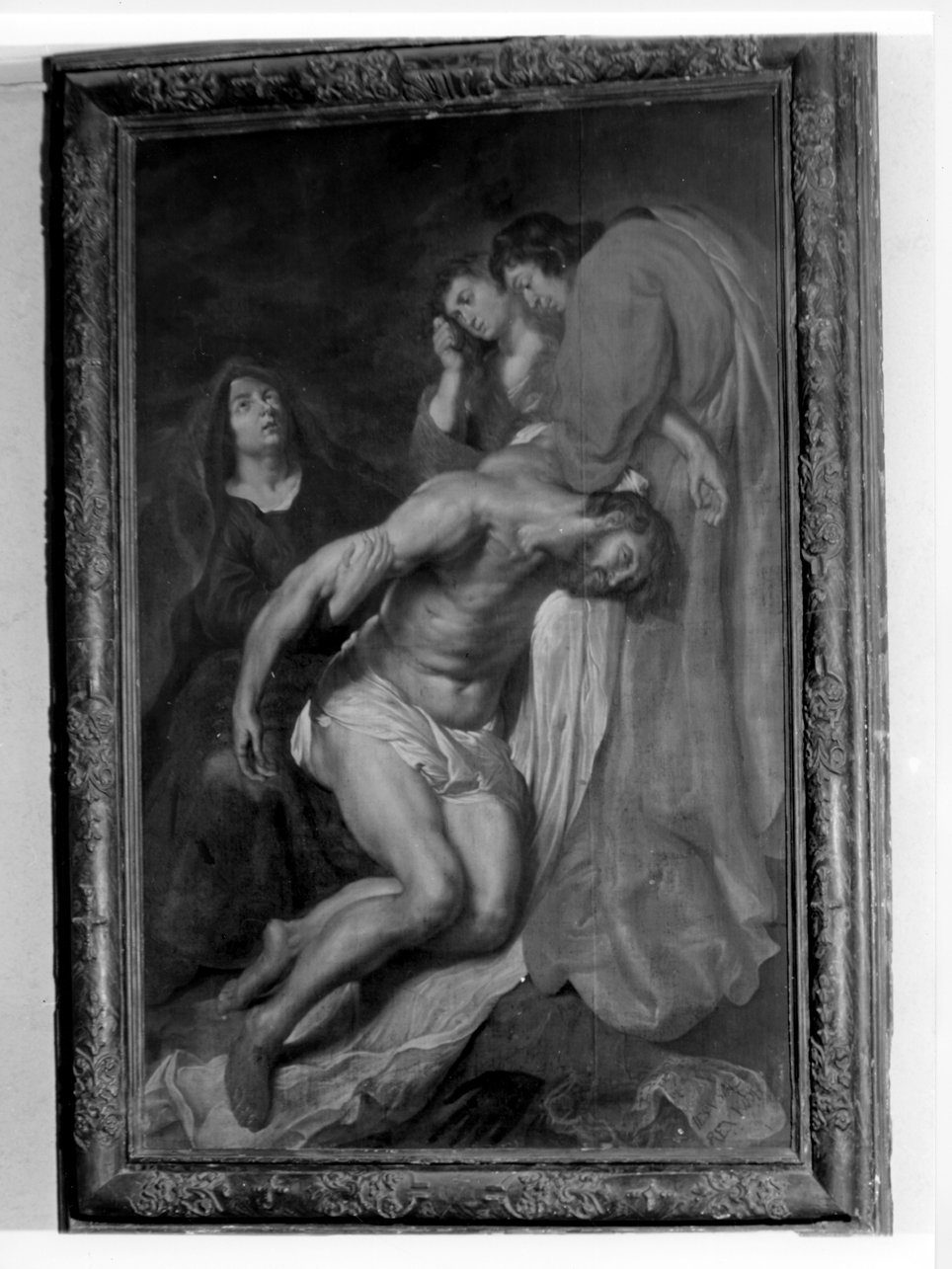 compianto sul Cristo morto (dipinto, opera isolata) di Rubens Pieter Paul (attribuito) (primo quarto sec. XVII)