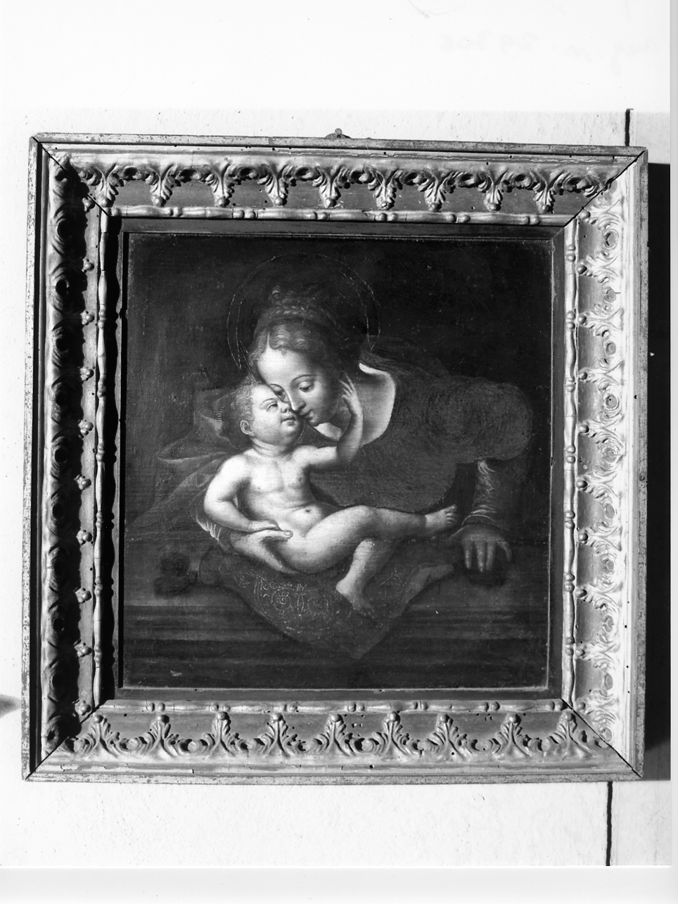 Madonna con Bambino (dipinto, opera isolata) - ambito bolognese (fine/inizio secc. XVI/ XVII)
