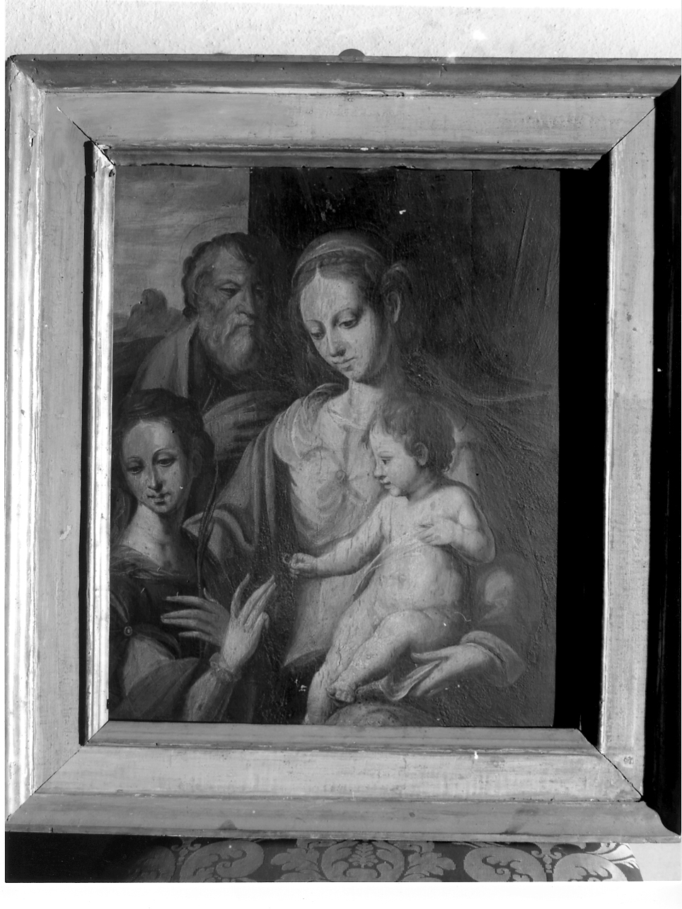 matrimonio mistico di Santa Caterina d'Alessandria (dipinto, opera isolata) - ambito emiliano (prima metà sec. XVII)