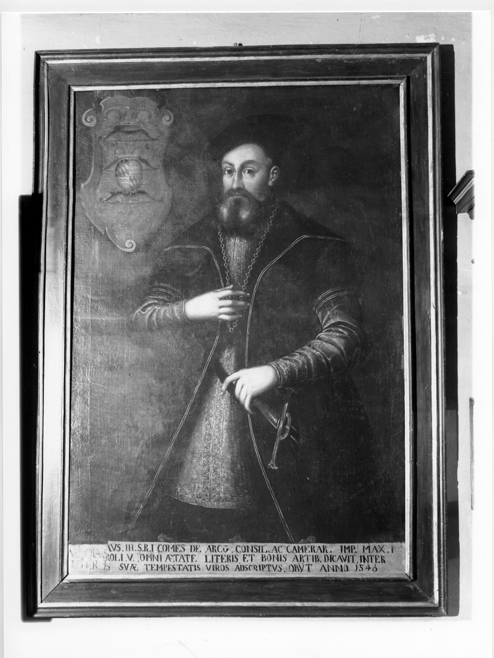 Ritratto di Nicolò d'Arco (dipinto, opera isolata) - ambito mantovano (secondo quarto sec. XVI)