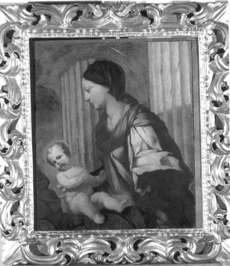Madonna con Bambino (dipinto, opera isolata) di Maffei Francesco (metà sec. XVII)
